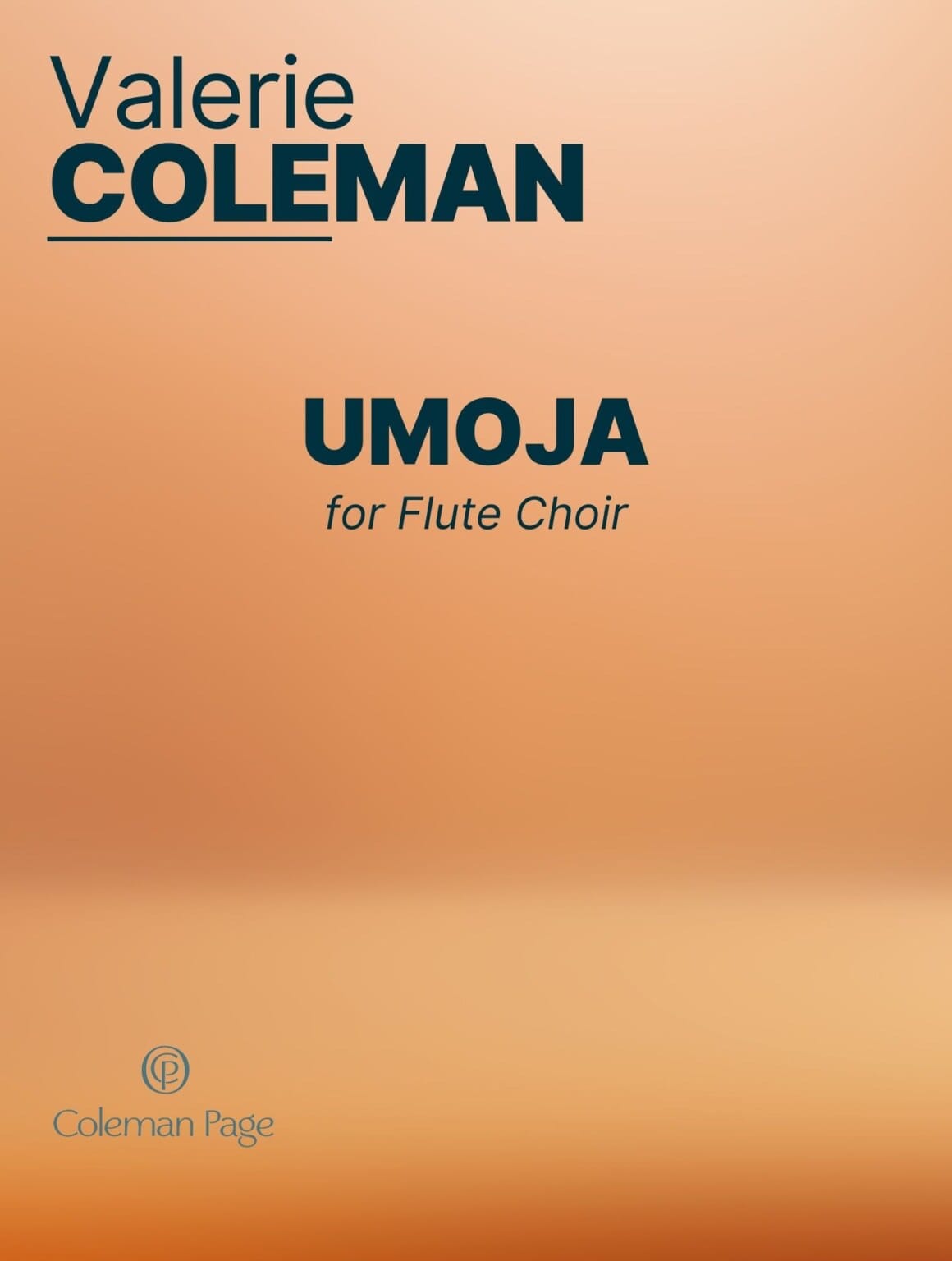 Umoja (for Woodwind Quintet) Coleman Page